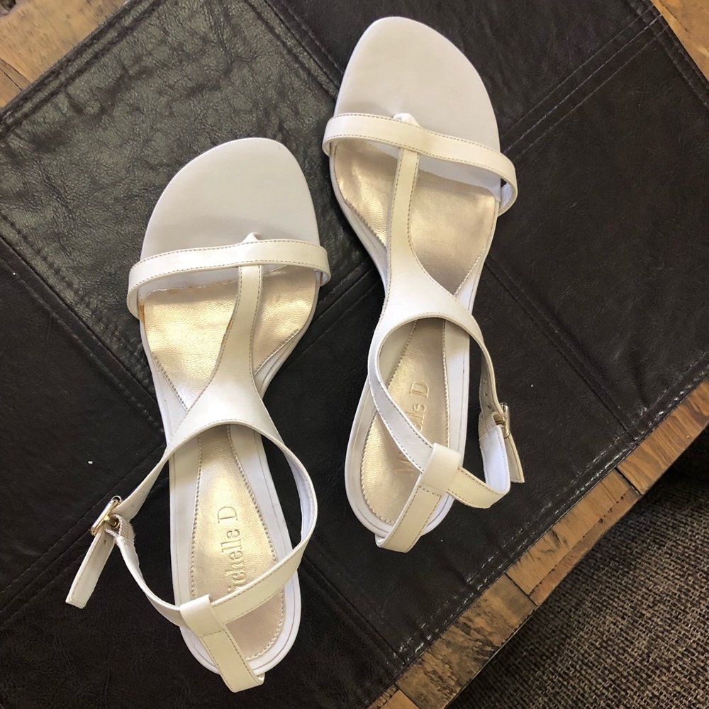 Cream Michelle D sandals
